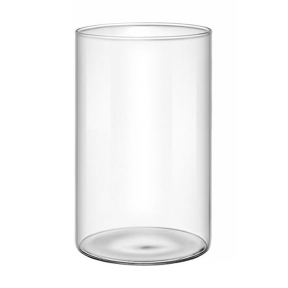 Yoetaun Clear Glass Cylinder Vase Multiple Size Glass Flower Vase Hydroponic Flower Container Candle Holder Table Centerpieces