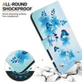 thumbnail image 5 of Print Pattern PU Leather Wallet Style Flip Cover With Card Holder Protection Mobile Phone Case For iPhone 16 16Pro 16Plus 16ProMax 15 15Pro 15Plus 15ProMax 14 14Plus 13 12 11 Pro Mini ProMax, 5 of 8
