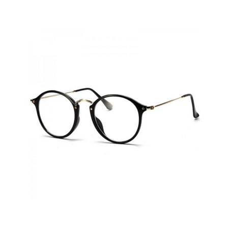 MAXSUN Unisex Women Men Vintage Retro Round Metal Eyeglasses Frame