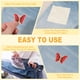 thumbnail image 4 of Parches de mariposa Uxcell para planchar, parche de reparación bordado para mochilas, ropa, zapatos, azul claro, 4 of 6