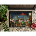 thumbnail image 3 of Carolines Treasures 7416MAT Corgi Playing Poker Doormat 18x27 27"L x 18"W multicolor, 3 of 4