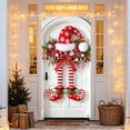 thumbnail image 4 of 2026 Christmas Home Party Decoration 1PCS Christmas Door Cover Door Curtain Christmas Day Door And Wall Decoration Desktop Decoration Festival Party Decoration 35x71inches, 4 of 6