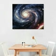 thumbnail image 2 of Nawypu Space Wall Art Nebula Pictures - Galaxy Prints Canvas Decor Framed Outer Universe Posters Silver Nebula Artwork Stars Paintings For Boys Girls Living Room Bedroom Bathroom Decor, 2 of 4
