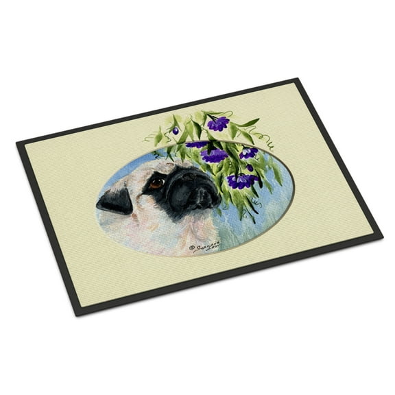 Carolines Treasures SS8064MAT Pug Doormat 18x27 27"L x 18"W multicolor