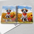 thumbnail image 4 of Vintage Dalmatian Says Hello Mother's Day Summer Sunflower Field Spiral Bound Journal Dog Lover 5x7in Spiral Notebook - 12005, 4 of 5
