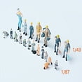 thumbnail image 1 of 5Pcs 1/43 1/87 Mini Construction Worker Figure Train Model DIY Sandbox Accessory, 1 of 10