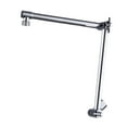 thumbnail image 4 of deevoka Bath Shower Extension Arm 18'' Easy Assemble Adjustable Height Head Extender Chrome, 4 of 9