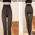 thumbnail image 3 of Legs Fake Translucent Warm Plush Lined Elastic Tights, Fleece Lined Leggings Women, Pantyhose for Winter, 3 of 7