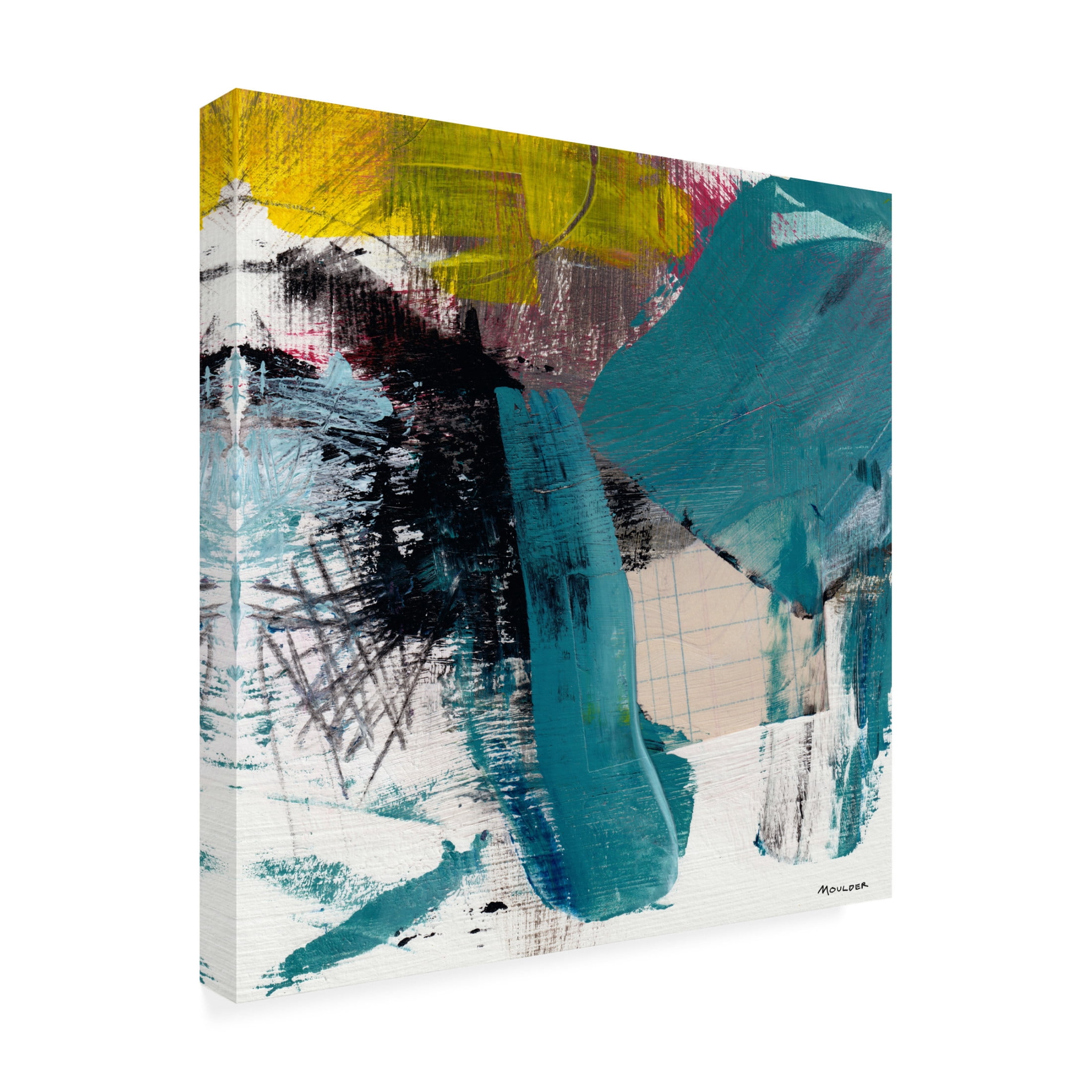 Canvas Wall Art - Kim Moulder 'Commence' Wall Art for Living Room, Bedroom, or Office Décor by Trademark Fine Art - 24 x 24 Inches
