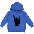 thumbnail image 2 of Inktastic Rocker Horns Toddler Hoodie, 2 of 4
