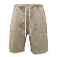 thumbnail image 1 of Ramiter Shorts Cargo pour Hommes Shorts Droits en FitTwill avec Extensible Kaki,G, 1 of 7