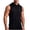Black, variant on Mens Workout Hooded Tank Tops Sleeveless Gym Cut off Muscle Hoodies Casual Loose Fitted Training Tee Shirt