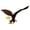 Brown, variant on Elainilye Black Eagle Plush Toy, Simulated Animal Stuffed Doll for Home Decor and Gift, Realistic Soft Toy for Friends, Decorative Accent for Room