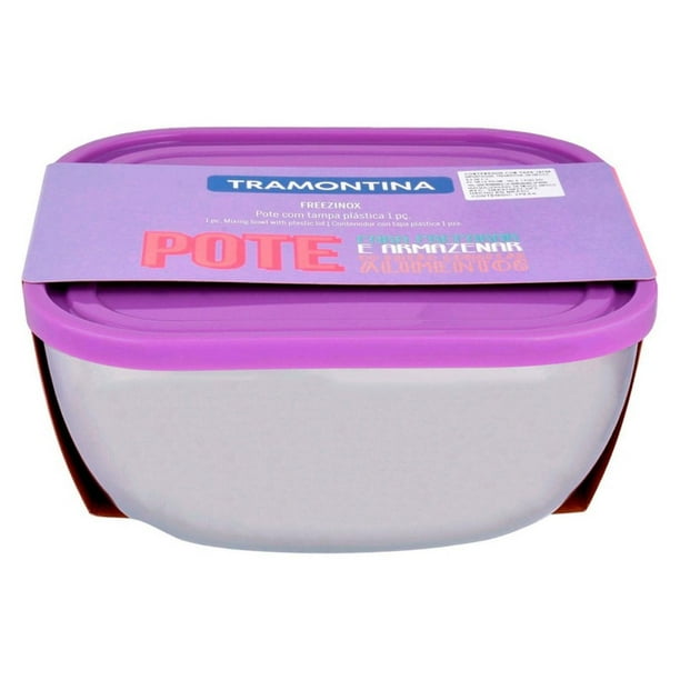 Toper Contenedor 16 Cm Con Tapa Cap 1.5 L 2pzs Tramontina multicolor 1 Tramontina 61221165