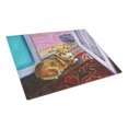 thumbnail image 1 of Tabla para Cortar Vidrio Grande Multicolor Caroline's Treasures 7410LCB Corgi Mirando Desde la Puerta, 1 of 1