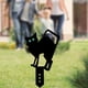 thumbnail image 3 of Halloween Garden Yard Estaca para gatos Estaca para exteriores Estaca Cola plegable de 24x30 cm Cola Estaca de gato de jardín, 3 of 7