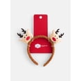 thumbnail image 2 of Holiday Time Women’s Reindeer Headband, 2 of 5
