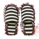 thumbnail image 3 of 1 par de pantuflas de chenilla para limpieza, fundas para zapatos de piso, mopas creativas con forma de pantuflas, mopas multifunción para uso doméstico (talla M), 3 of 7