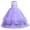 Purple, variant on IBTOM CASTLE Flower Girl Princess Floral Boho Lace Embroidered Pageant Dresses for Kids Party Wedding Puffy Communion Maxi Gown 5-6 Years Rainbow Pink