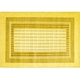 thumbnail image 1 of Ahgly Company Indoor Rectangle Abstract Yellow Contemporary Area Rugs, 5' x 8', 1 of 4