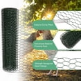 thumbnail image 2 of Uxcell 2-Pack Malla de Alambre para Gallinas, 15 in x 13.1 ft Cerca de Alambre de Hierro para Aves de Corral/Jardín/Protección de Plantas [Verde], 2 of 6
