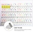 thumbnail image 4 of Shisuyan Note Musicale Autocollant Piano Transparent 6 Pcs 1.67X3.34X0.00 Po, 4 of 8