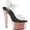 Clear PVC/Rose Gold Chrome, variant on Women's Pleaser Aspire 608 Ankle-Strap Sandal