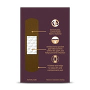 Equate Antibacterial Flexible Fabric Bandages, Medium, 30 Count