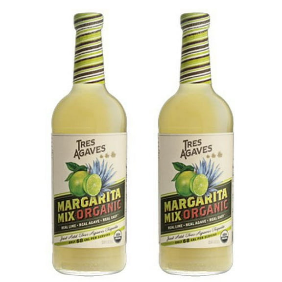 Tres Agaves Organic Margarita Mix 1L (Pack of 2)