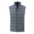 thumbnail image 2 of Men's Cutter & Buck Gray Tampa Bay Buccaneers Helmet Evoke Hybrid Eco Softshell Recycled Full-Zip Vest, 2 of 3
