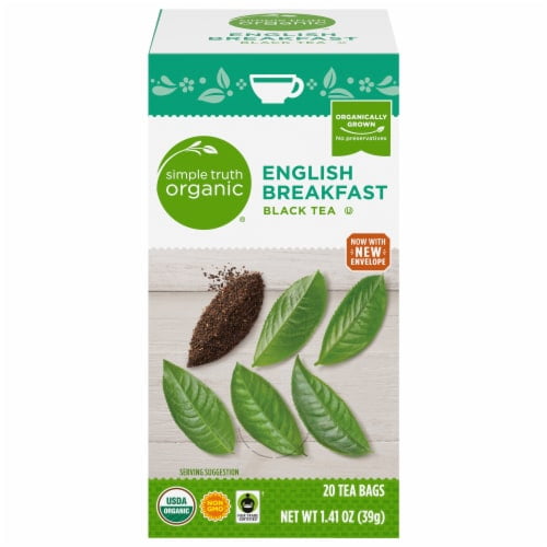 2X-Simple Truth Organic English Breakfast Black Tea Bags - 20 ct