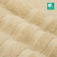 thumbnail image 4 of American Soft Linen Luxury 35x70 Jumbo Large Bath Towel, 100% Cotton Turkish Bath Towel Sheet, Beige, 4 of 9