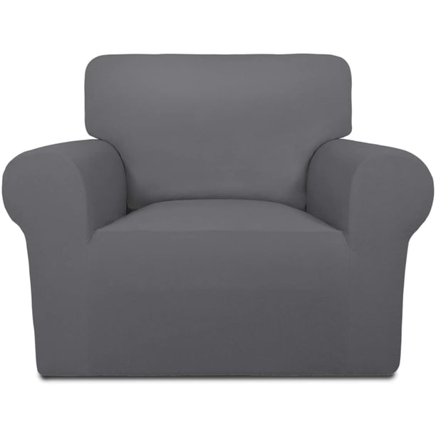 Funda de sofá superelástica para silla, funda de sofá suave antideslizante de licra, protector de muebles lavable con espuma antideslizante y parte inferior elástica para niños, mascotas Ormromra LRWJ063-9