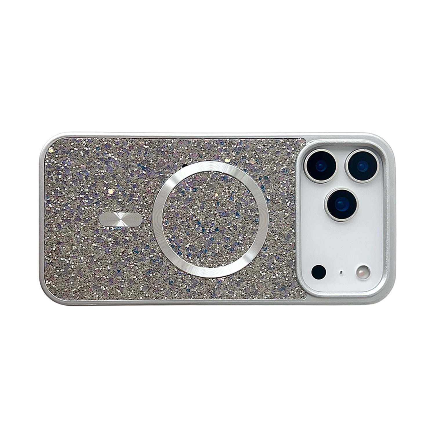 iPhone 17 Pro Bling MagSafe Cover - Silver