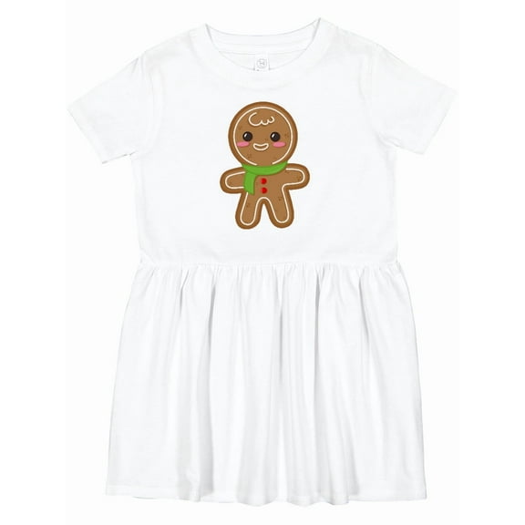 Inktastic Gingerbread Christmas Girls Toddler Dress