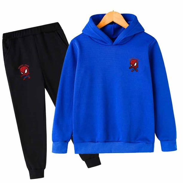 Marvel Spider-man moda bebé niño traje otoño ropa Casual conjunto Top 2 uds ropa de bebé conjunto para niños trajes infantiles niños ropa 150CM zhangmengya CONDUJO