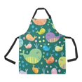 thumbnail image 2 of HATIART Adjustable Apron Cartoon Whales Adjustable Bib Apron with Pockets Apron for Cooking Baking Gardening, 2 of 2