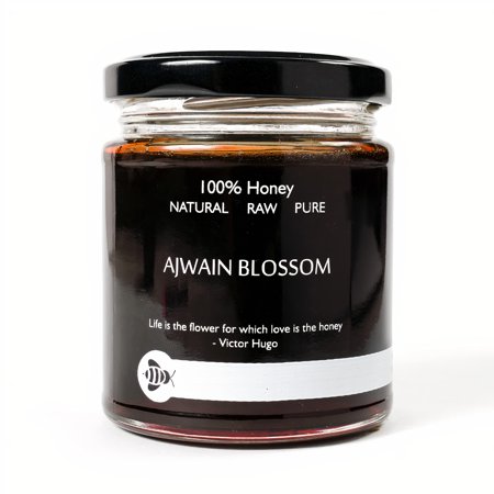 Sakurafresh Exotic Honey | Ajwain Blossom Honey| Carom Mono Floral Honey | No Added Sugar | Raw  Unheated  Pure Honey | 200 Ml