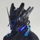 thumbnail image 1 of ¡Aprovecha las Ofertas Exclusivas!, Máscara de luces redondas con trenzas de alas, cambio de imagen, festival de música, máscara con luces LED, casco tecnológico Akmoler, 1 of 9