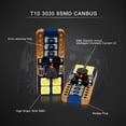 thumbnail image 6 of Alla Lighting CAN-BUS Error Free Super Bright T10 Wedge 194 168 2825 175 W5W LED Bulbs - High Power 3030 SMD LED Light Bulbs Lamp Replacement (8000K Ice Blue), 6 of 7