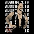 thumbnail image 2 of Junior's WWE Stone Cold Steve Austin 3:16 Animated  Graphic Tee Black 2X Large, 2 of 3
