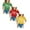Yellow 1PCS & Green 1PCS & Red 1PCS, variant on 3 Pack Girls Shirts Size 6-7 Winter Kid Girls Cute Graphic Round Neck Short Sleeve Tee Summer Casual T Shirt