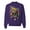 Purple, variant on Dean Russo Some Angels Dog Lover Unisex Crewneck Graphic Sweatshirt, Black, 4X-Large