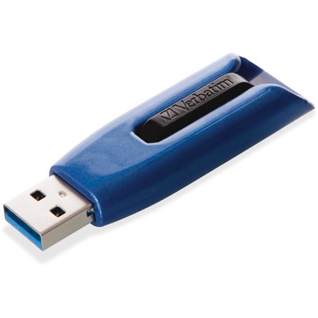 UPC: 0023942498094 | Verbatim  VER49809  Store  n  Go V3 MAX USB 3.0 Drive  1 Each  Blue Black