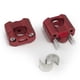 thumbnail image 1 of Bases adaptadores de manubrio Alessia para Moto Universal Rojo negro, 1 of 4