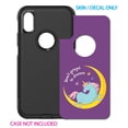 thumbnail image 2 of DistinctInk Custom SKIN / DECAL compatible with OtterBox Commuter for iPhone XS MAX (6.5" Screen) - Unicorn Moon - Don't Forget to Dream, 2 of 5