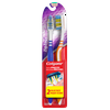 Colgate ZigZag Deep Clean Manual Toothbrush with Tongue and Cheek Cleaner, Soft, 2 Ct