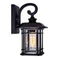 thumbnail image 1 of CWI Lighting Lanterne Murale Noire 1 Lumière Extérieure, 1 of 5