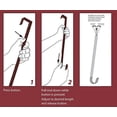 thumbnail image 4 of Haute Decor Adjustable Metal Wreath Hanger, Oil-Rubbed Bronze, 4 of 7