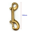thumbnail image 3 of Double-End Diving Hook Snap 316 Stainless Steel Scuba Diving Buckle for BCD, 3 of 6